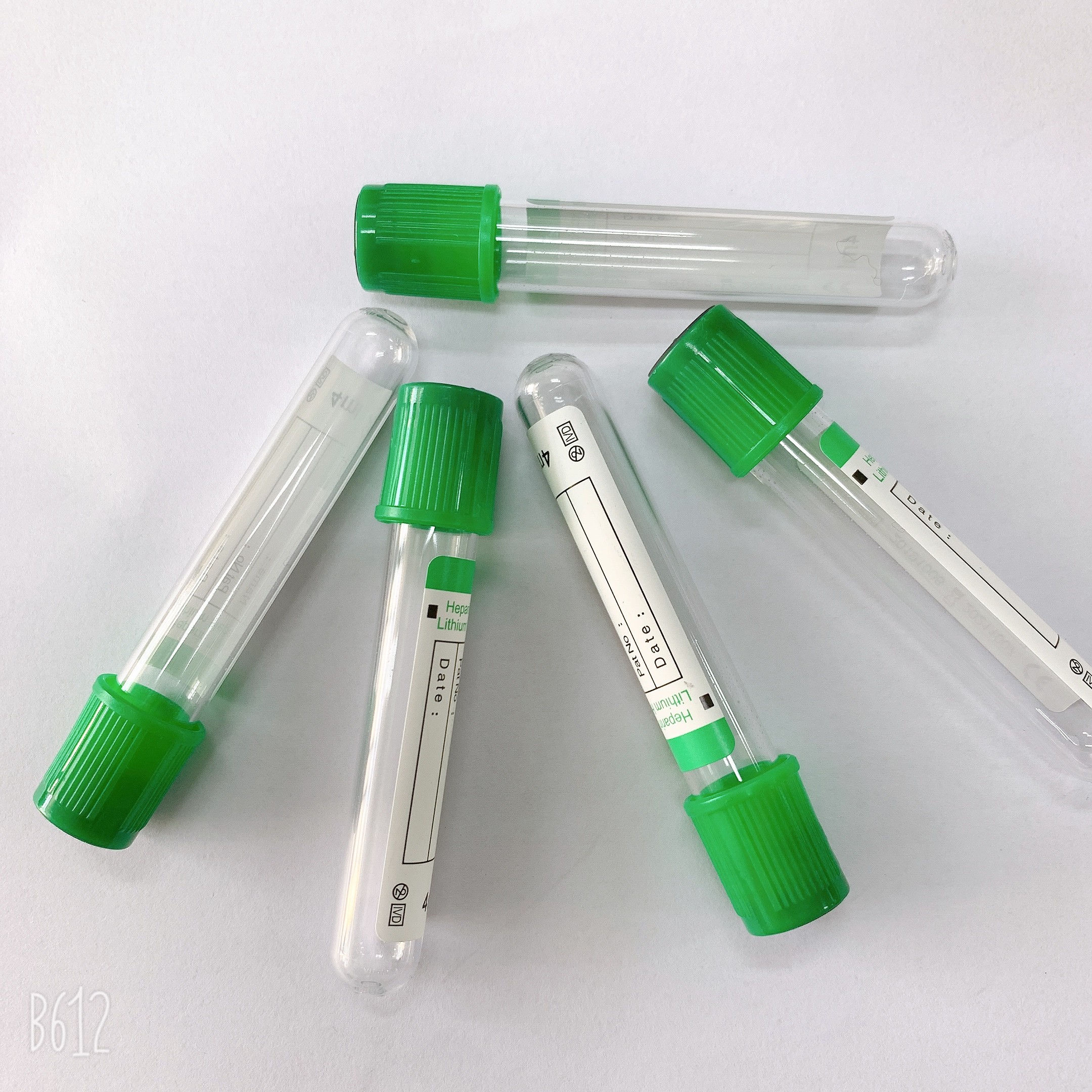 JEL / Lityum Heparin Kan Alma Tüpü Mikro Kan Düz Vacutainer Tüpleri