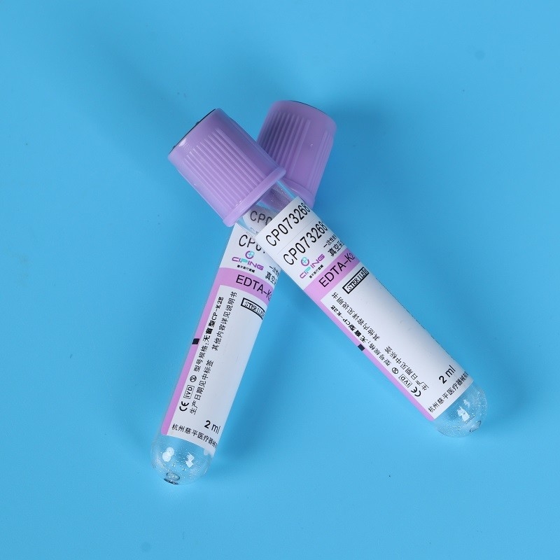 Lavender Top Blood Collection Tube High Anticoagulating Efficiency 1ml - 10ml