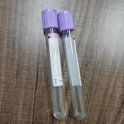 1ml - 10ml Lavanta Üst Kan Alma Tüpleri Kan Hücresi Analizi için CE Onayı