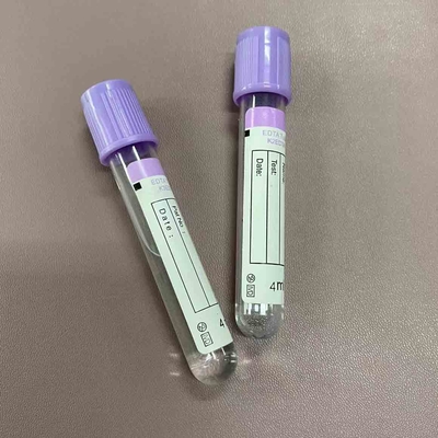 Mor Kapaklı Vakumlu Kan Alma EDTA Tüpü 1ml - 10ml