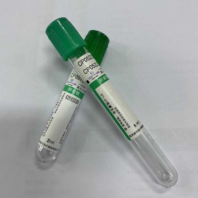 Kan Alma İçin Yüksek Uyumluluk Sodyum Heparin Tüpleri