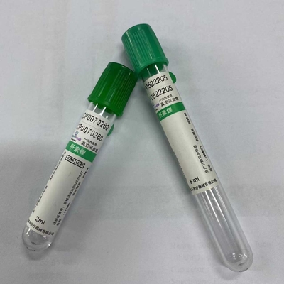 Green Cap Heparin Tüpü Vakumlu Kan Alma 1ml - 10ml