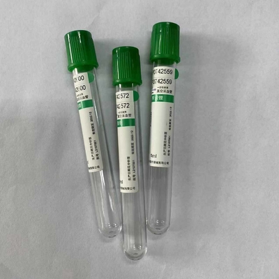 Rutin Klinik Biyokimya Testleri İçin Yeşil Kapaklı 5ml Lityum Heparin Tüpü
