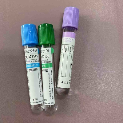 Blue Top Sodyum Sitrat Tüpü Plazma Cam Plastik 1.8ml - 8ml