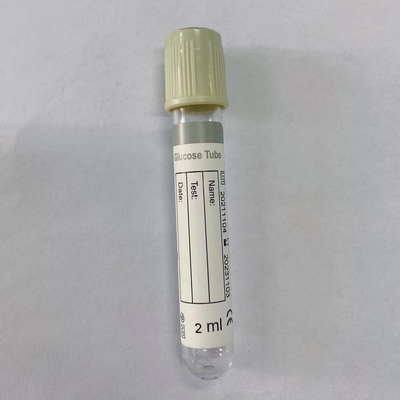 Sodyum Florürlü Gri Kapaklı Glikoz Tüpü EDTA Heparin Tüpü 1 - 10ml