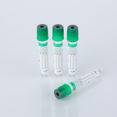 Tıbbi Tek Kullanımlı Lityum Heparin Tüp Vakum Kan Toplama Test Tüpleri