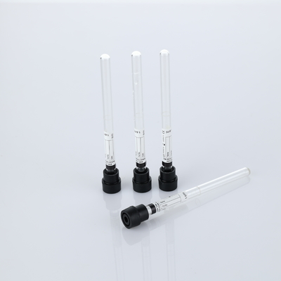 Siyah 8x120mm 1.28ml Sodyum sitrat ile kan toplama için cam vakumlu ESR tüpü