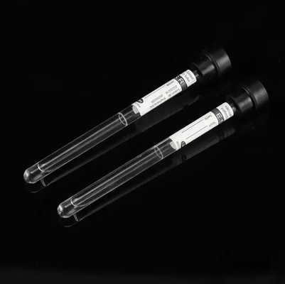 Profesyonel tedarikçi 8*120mm Tek kullanımlık uzun tip serum siyah üst Esr kan testi toplama tüpü