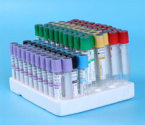 1-10ml Özel Boyutlu Vakum Kan Toplama Tüpü Hastaneler ve Kliniklerdeki Tıbbi Uygulamalar İçin Katkı/Karsınmaz